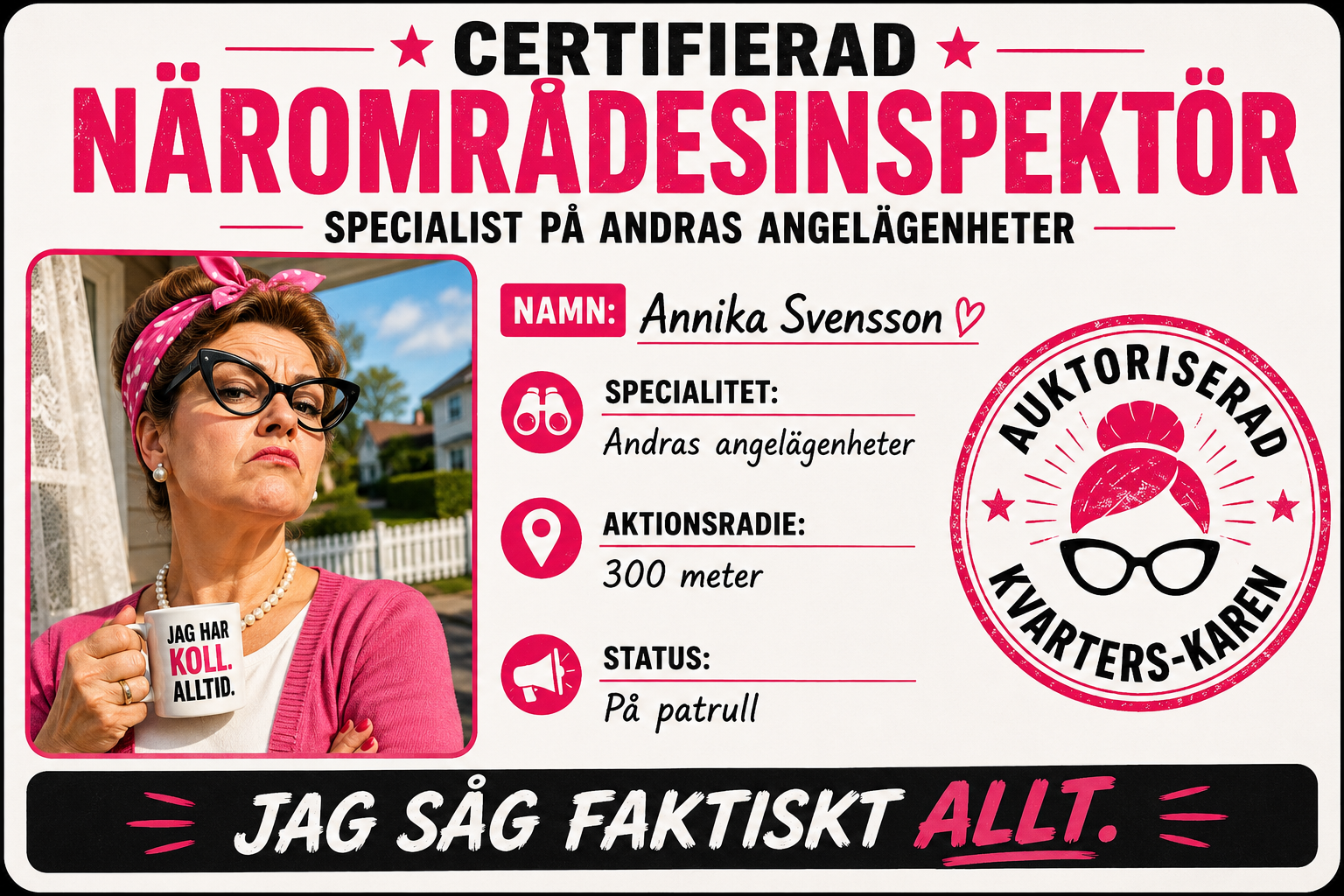Certifierad Närområdesinspektör