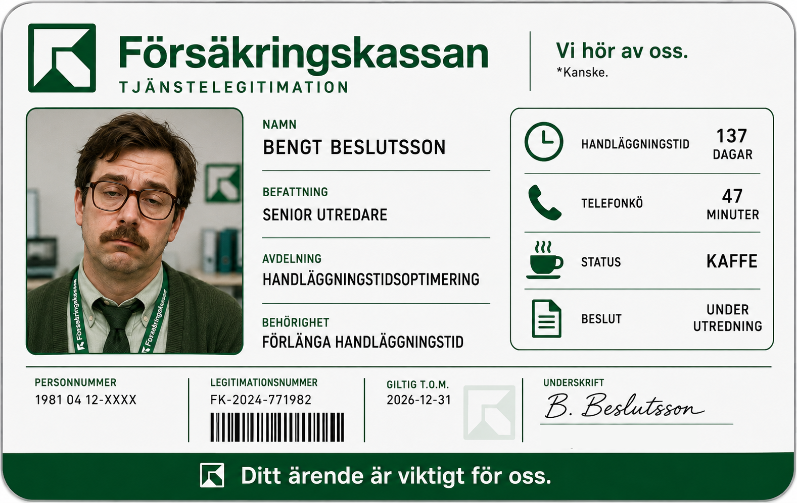Försäkringskassans Handläggare