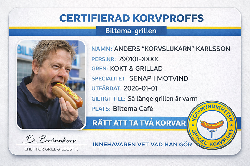 Certifierad Korvproffs