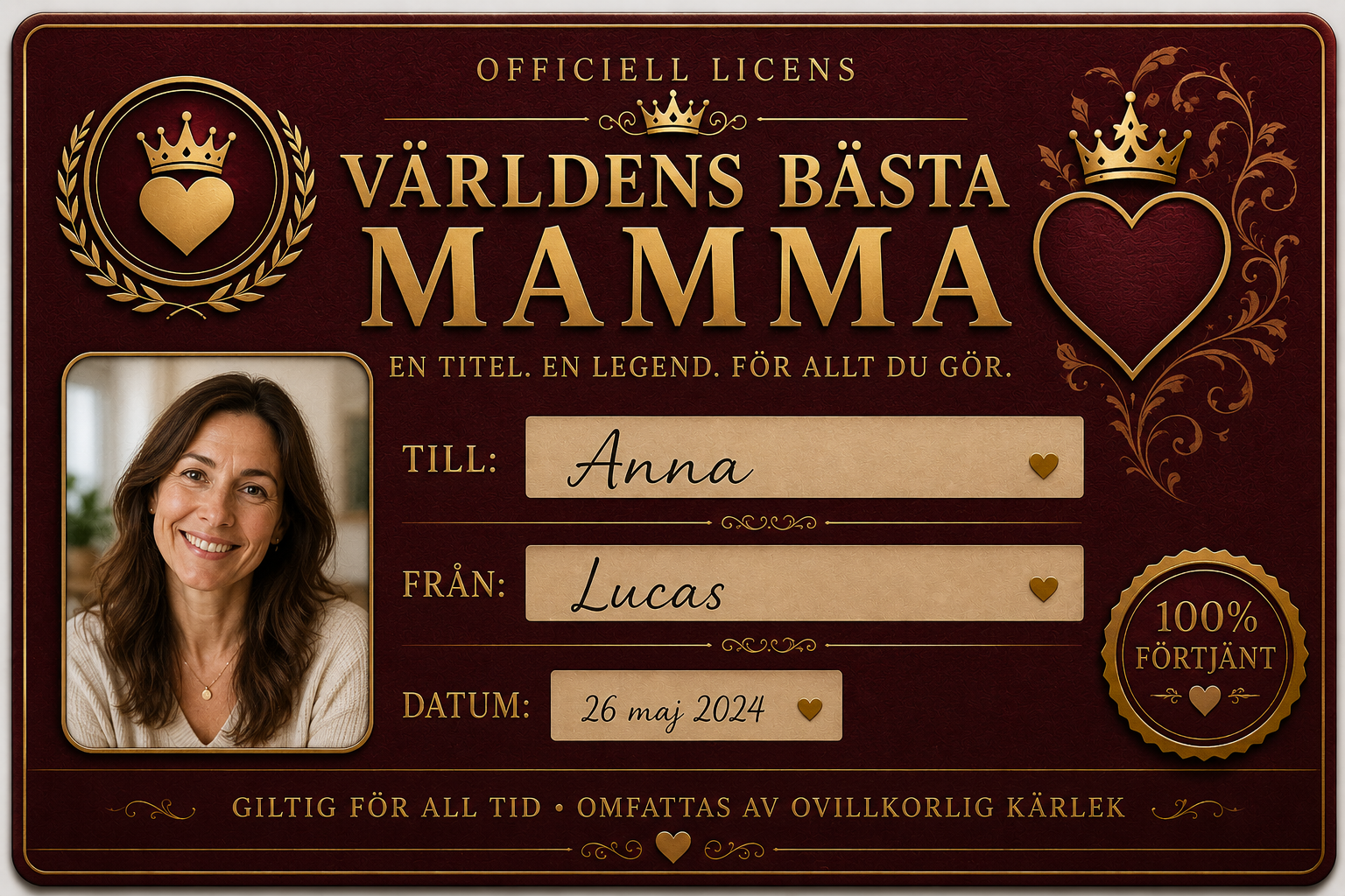 Världens bästa mamma